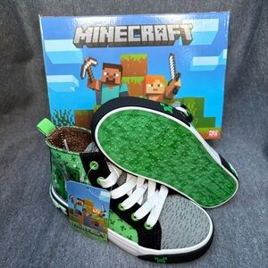 Minecraft Kids Sneakers - Green and Gray